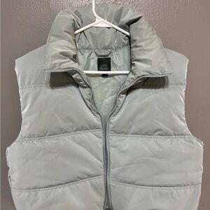 Puffer Vest in Light Gray